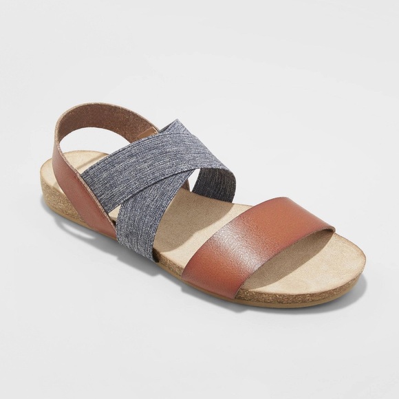 elastic strap sandals